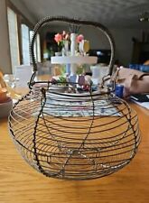 Primitive Wire Egg Basket 11