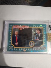 2025 GAS Donald Trump SAM ALTMAN OpenAI ChatGPT rare CRACKED ICE Foil Card # /25 picture