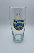 Ayinger Privatbrauerei Footed Beer Glass .5L Rastal German Beer Glass Tall B32 picture