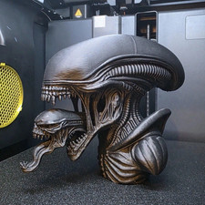 Alien Xenomorph 3D Printed Bust Figure - Aliens Sci-Fi & Horror Collectible picture