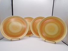 4 Vintage 1960s USA Lexington Melamine Atomic Geometric Dinner Plates 10