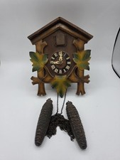 Vintage WestGerman Regula WOODEN Cuckoo Clock-Parts/Repair See All Pictures ASIS picture