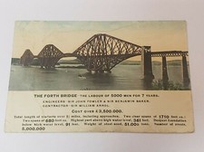 THE FORTH BRIDGE POSTCARD, SEE PICTURES, F87 picture
