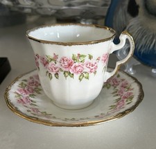 Vintage Adderley Bone China Lawley England Cup and Saucer Rose picture