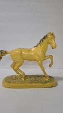 Vintage Antique N.Mullers Son NY Metal Prancing Horse Clock Topper  picture