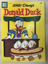 High Grade NM- Dell Comics Walt Disney’s Donald Duck #53 1957 Early 10¢ Silver picture