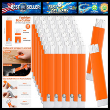 Lasnten 48 Pieces Box Cutters Bulk Retractable Cardboard Cutter Single Edge Hand picture