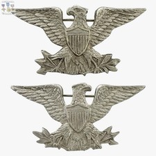 PRE WWII NAVY CAPTAIN “WAR 🦅 EAGLES” INSIGNIA MARINE CORPS COLONEL 1930’S #150 picture