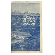 VTG US Air Force Academy Welcome Brochure Foldout Campus Map Colorado Springs CO picture