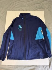 Disney Club RunDisney 2025 Members ONLY Jacket Women’s Large Blue picture