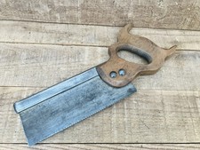 Vintage 8 Inch Carpentry Tenon Saw Backsaw picture