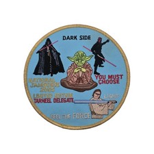 2005 BSA Boy Scout Jamboree Patch Tarheel Star Wars Yoda Darth Vader Maul Kenobi picture