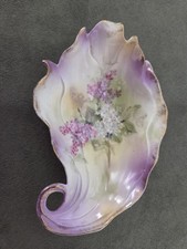 Beautiful Antique RS Prussia Trinket Bowl RED MARK no chips or cracks 1895-1919 picture