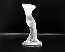 Lalique France Danseuse Bras Leves Crystal Nude Dancer Figurine 11908, ca. 1960 picture