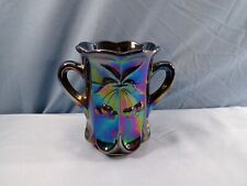 Mosser Amethyst Carnival Glass Cherry & Cable Spooner Vase picture