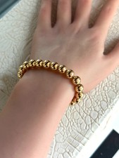 18K Bead Stretch Bracelet picture