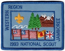 1993 National Jamboree - Western Region pocket patch picture