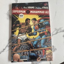 Superman Vs Muhammad Ali Hardcover Deluxe Edition HC Neal Adams. New. Wrapped. picture