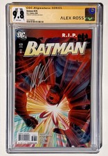 ALEX ROSS Signed Batman #678 (CGC 9.8 SS) 2008 - Morrison RIP * 1 of a Kind picture