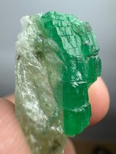 18 CT Top Green Emerald Crystal On Matrix From Swat @PAK picture