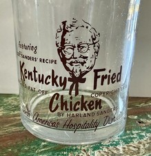 Rare 1954 Kentucky Fried Chicken Glass Colonel Sanders picture