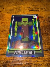 2025 PANINI MINECRAFT ZOMBIE VILLAGER IRON CHROME PRIZM #/149 No 63 Refractor picture