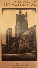 Seiriol Evans 1955  A Short History of Ely Cathedral ~ Fold out Map and Woodcuts picture
