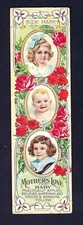 c1890's Trade/Advertising Book Marker, Hand Medicine Co., Remedies For Children picture