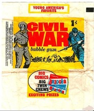 1962☆REPRINT☆CIVIL WAR 1c wrapper- RARE  penny  version. picture