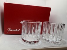 Baccarat Harmonie Crystal Sugar Bowl & Creamer Set Original BoxFrance picture