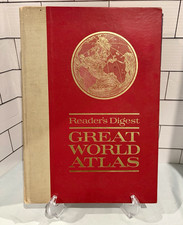 Vintage Readers Digest 1963 Great World Atlas 1st Edition picture