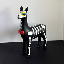 Dia De Los Muertos Skeleton Llama Figurine Day of the Dead Halloween Decor 7
