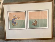 Original 1946 Disney Production “Pluto’s In Dutch” Animation Cels ** 2 Cels picture