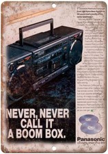 Panasonic Boombox Ghetto Blaster Vintage Reproduction  Metal Sign D26 picture