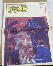 Vintage 1960s the Chicago Seed Underground newspaper/famous Rolling Stone issue picture