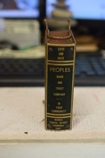 Vintage Peoples Bank Piggy Bank Bank Old collectible picture
