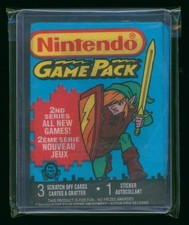 1989 O-PEE-CHEE OPC NINTENDO GAMEPACK SERIES 2 UNOPENED WAX PACK LINK ZELDA picture