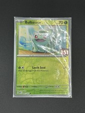 Pokémon Scarlet & Violet 151  - Bulbasaur 001/165 - Best Buy Promo Card - Sealed picture