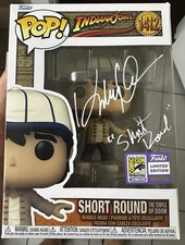 Funko Pop Short Round Exclusive Autographed By Ke Huy Quan picture
