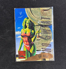1995 Fleer Marvel Masterpieces #145 She-Hulk EMOTION SIGNATURE SERIES picture