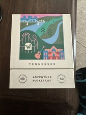 Tennessee Adventure Bucket List Travel Gift 50 Scratch-Off Cards New Open Box picture