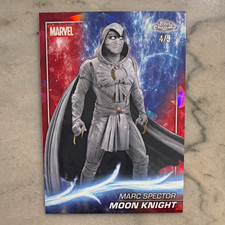 Topps 2025 Chrome Marvel Moon Knight Marc Spector #129 Serial Numbered 4/5 picture