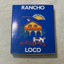 Vintage Rancho Loco Restaurant Matchbook, Manchester, New Hampshire picture
