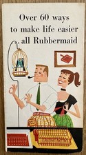 1950s RUBBERMAID Product Line Fold-Out Advertising Brochure Scarce picture