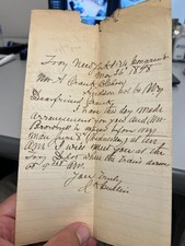 1898 Troy NY Train Depot Meeting Handwritten Dated Signed Dear Friend Letter picture