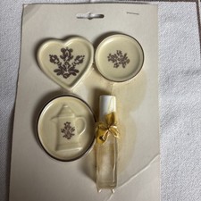Pfaltzgraff Villlage Heart Sachets And Magnets New In Original Package picture