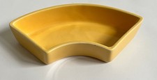 Vintage Original Signed FIESTA Ware China Yellow Relish Tray Insert HLC picture