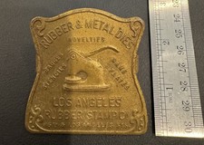 Los Angeles Rubber Stamp Company, Large Size, Document Clip. Famous Badge Maker picture