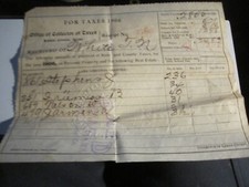 1906 STATE OF TEXAS TAXES RECEIPT ON PERSONAL AND REAL ESTATE RECEIPT - BBA-25C picture