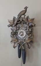 Beautiful Black Forest Pheasant Cuckoo Clock-8 Day- Large Clock By Dold picture